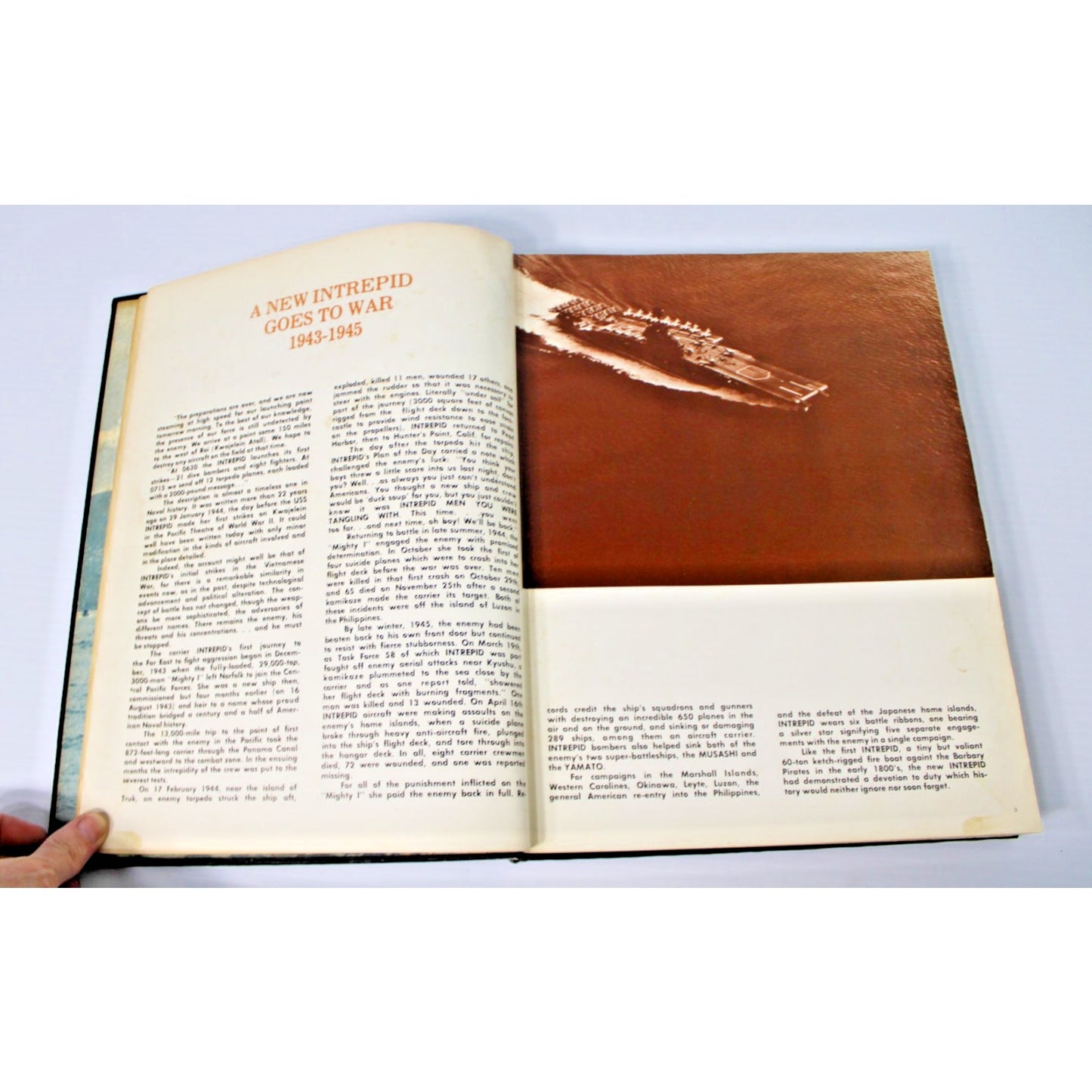 1966 USS Intrepid CSV-11 Cruisebook- Vietnam, Gulf of Tonkin CVW-10 Operations