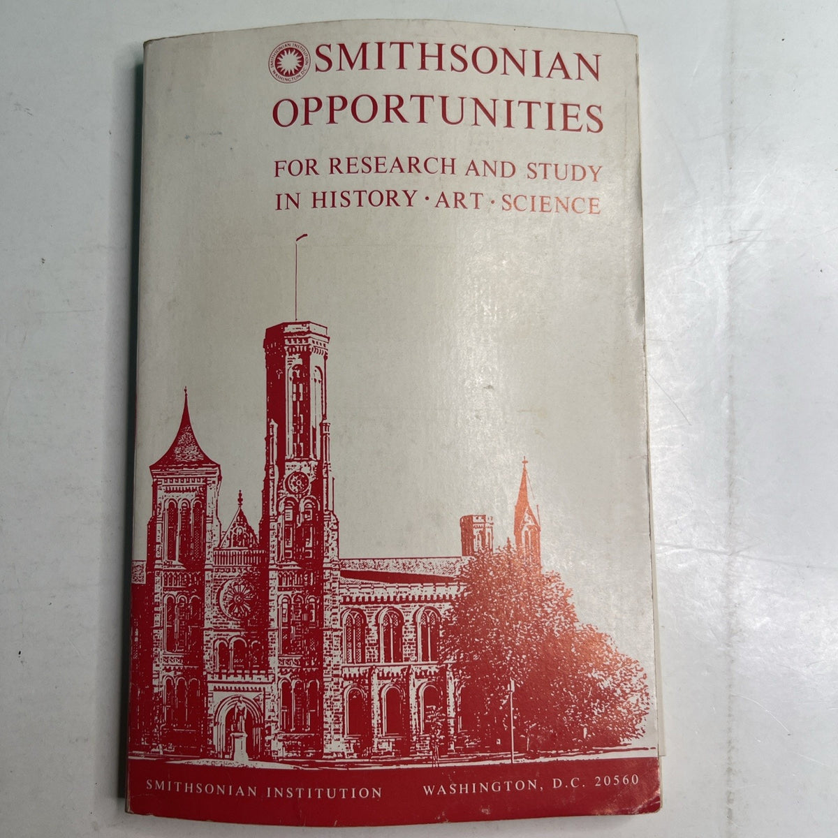 1974 PB Smithsonian Opportunities For Research In History Art Science Washington
