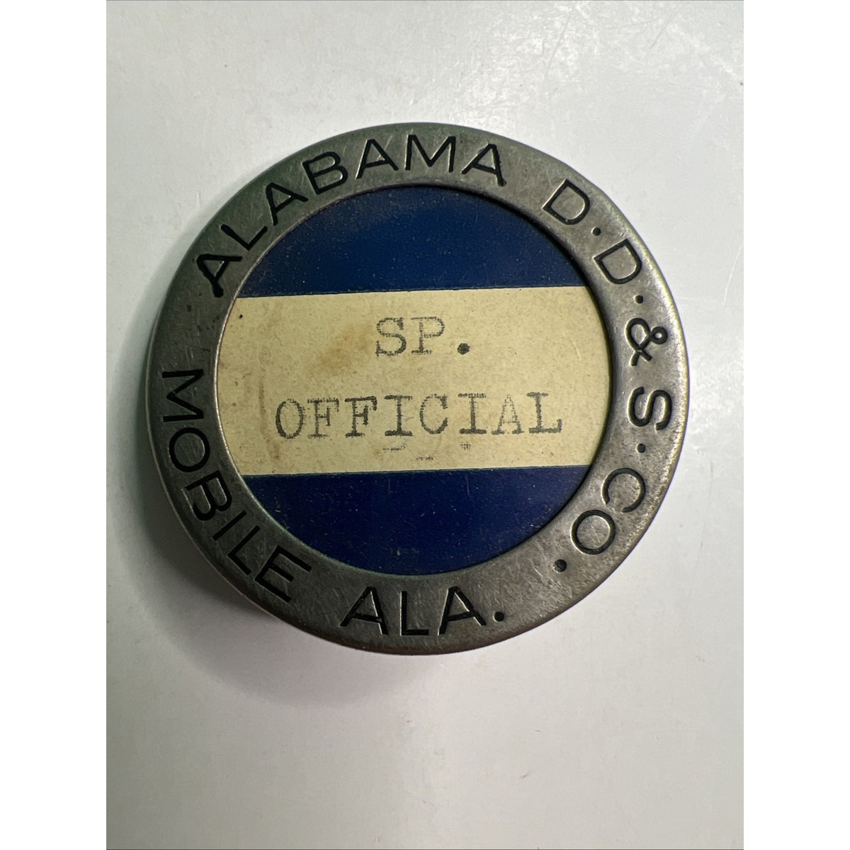 Vintage 1950’s Alabama Dry Dock & Shipbuilding PIN Mobile, AL Union SP. OFFICIAL