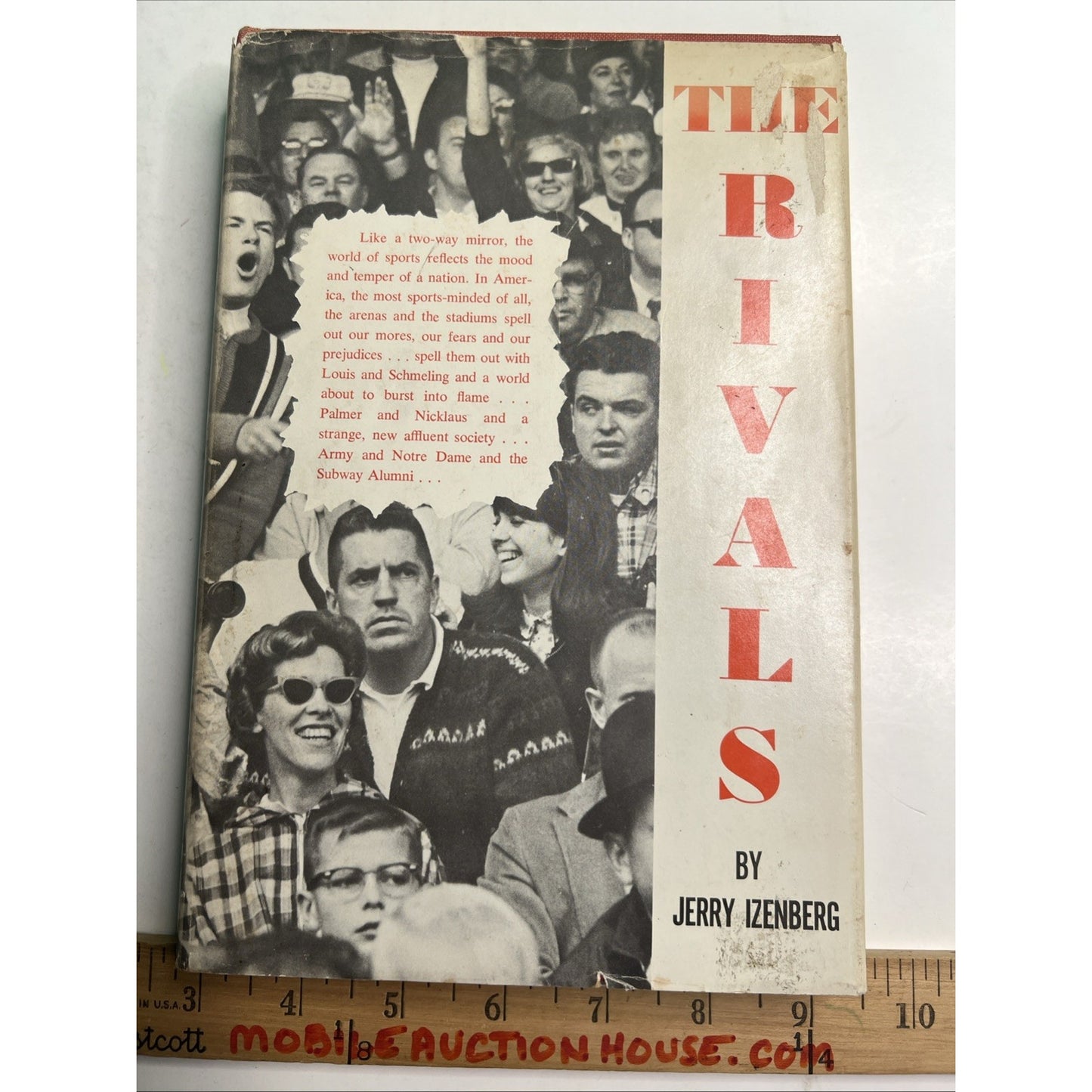 1968 THE RIVALS by JERRY IZENBERG Hardcover Dust Jacket