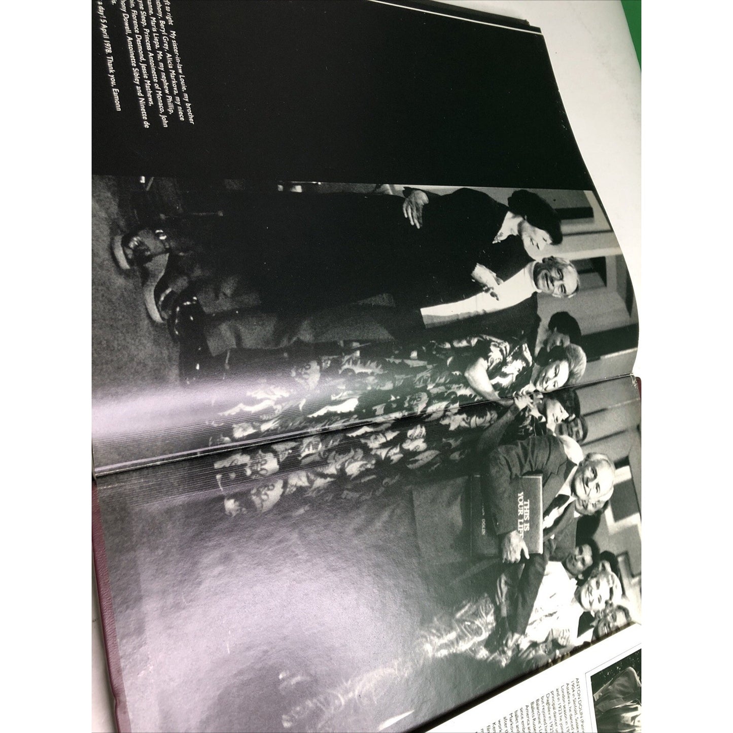 Sir Anton DOLIN Friends And Memories Andrew Wheatcroft 1982 Dance Ballet Theatre