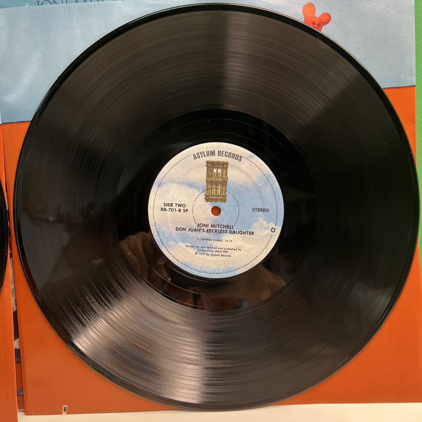 1977 Joni Mitchell Don Juan's Reckless Daughter Asylum BB-701 Vinyl 2 Records LP