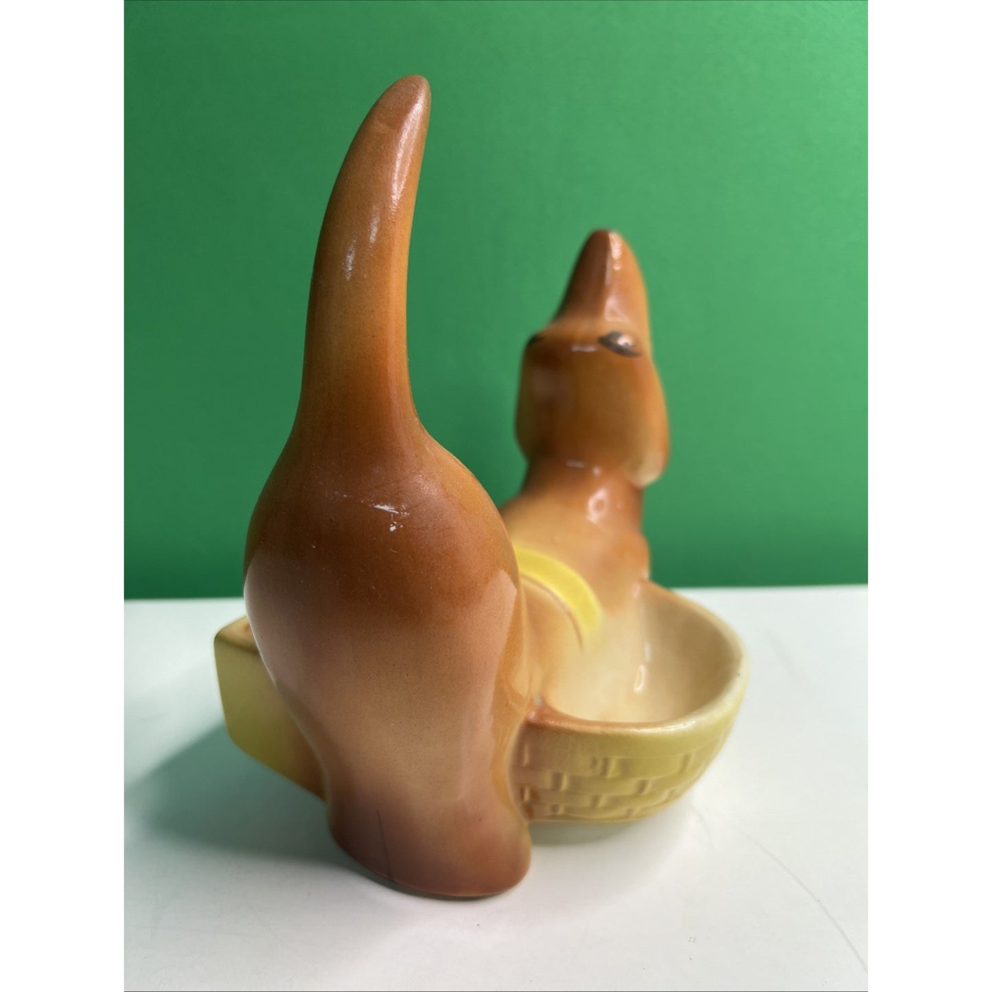 Vintage 1950s A.L. Hirsch Rover Dachshund Ceramic Dresser Caddy Valet Dish