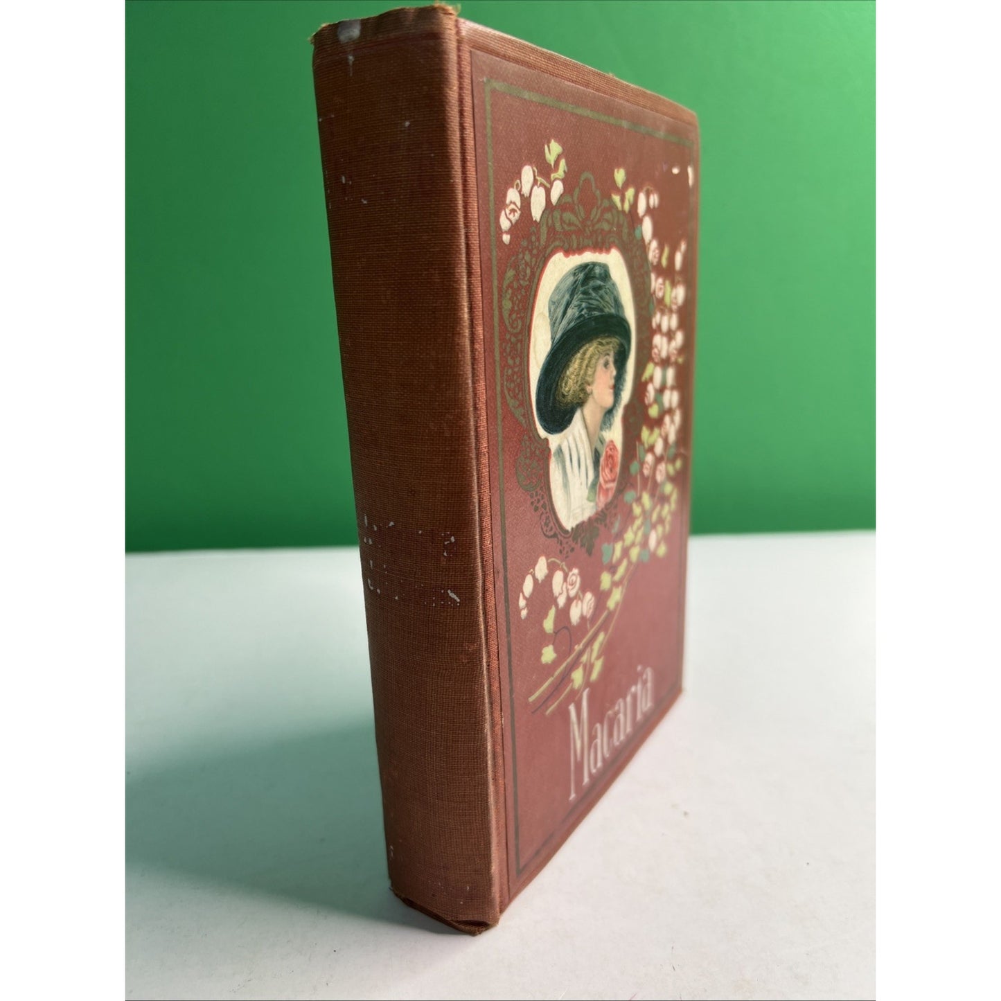 MACARIA by Augusta J. Evans Wilson circa 1900 Antique HC Novel
