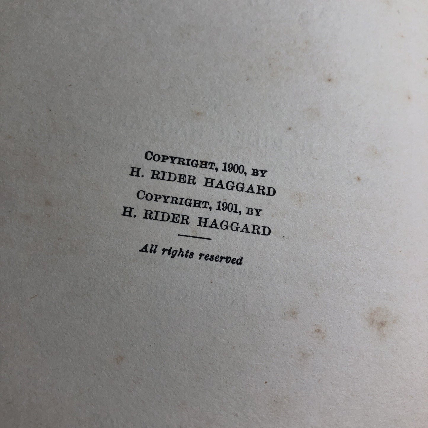 1901 LYSBETH A Tale Of The Dutch by H. RIDER HAGGARD HC Illustrated