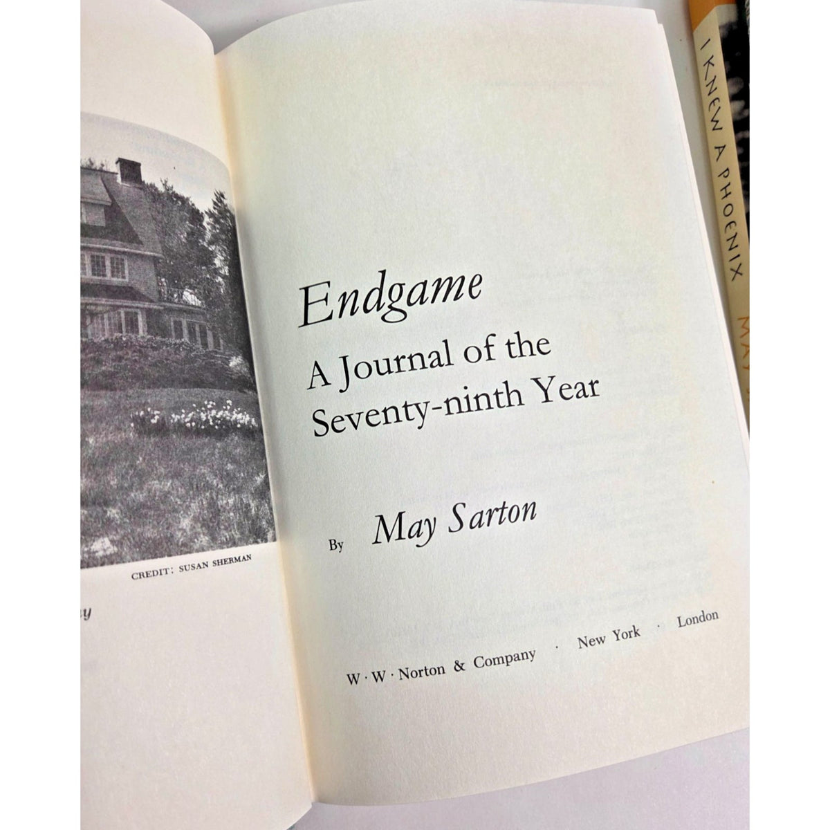 May Sarton Book Lot 4 Memoirs Journals 3 Stated First Editions Endgame Phoenix