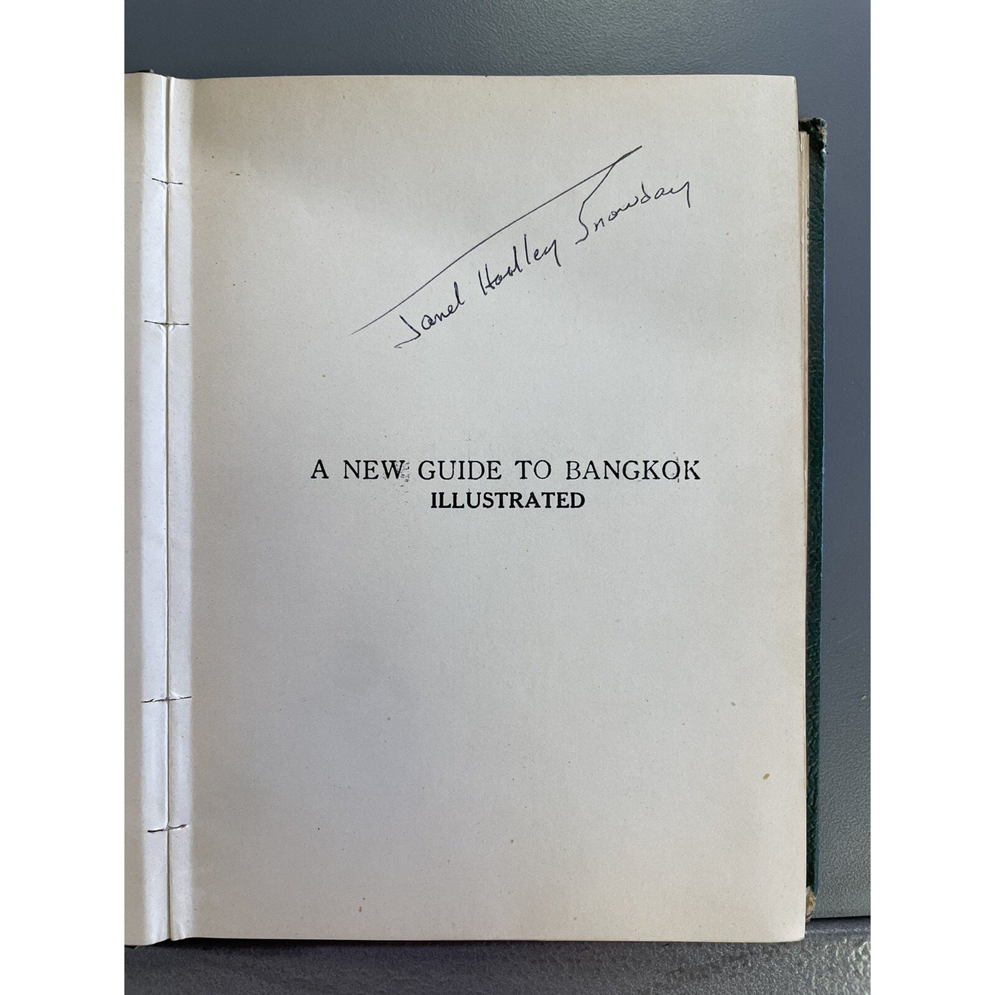 A New Guide to Bangkok - KIM KOSIYABONGS, JAIVID RANGTHONG - 3rd Edition 1954
