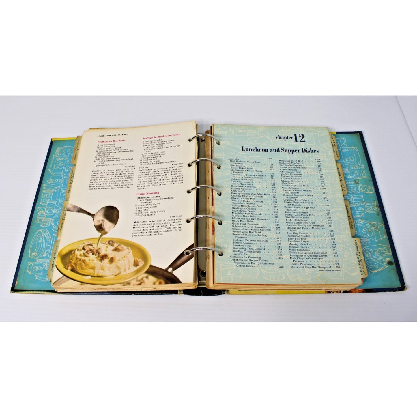 Vintage 1960s The Pillsbury Family Cookbook- Complete Recipe Binder, 550+ pages