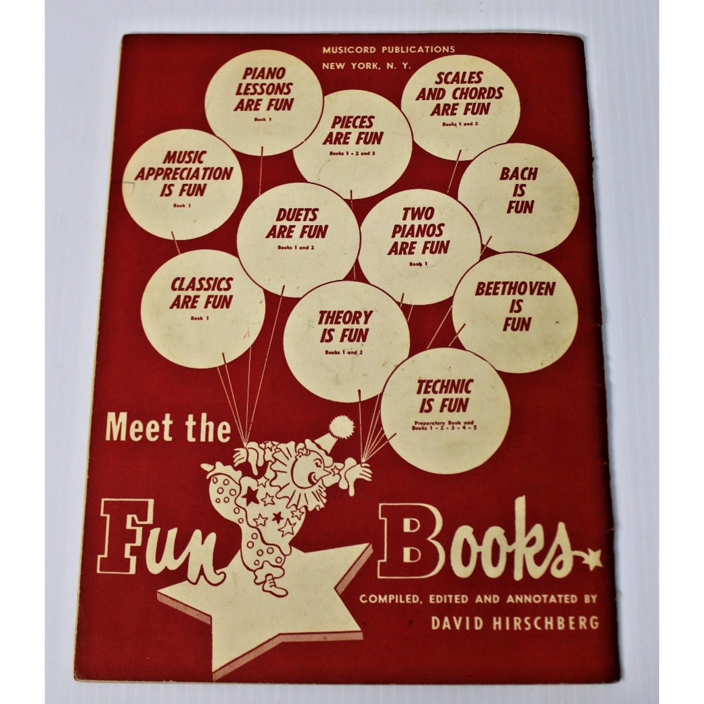 Vintage 1943 Technic Is Fun Book Two Songbook Piano By David Hirschberg