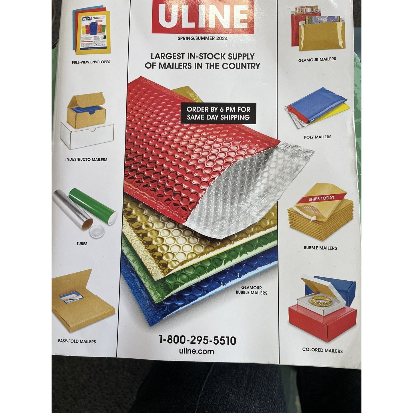 NEW Uline Catalog Look Book Spring / Summer 2024 Brand New