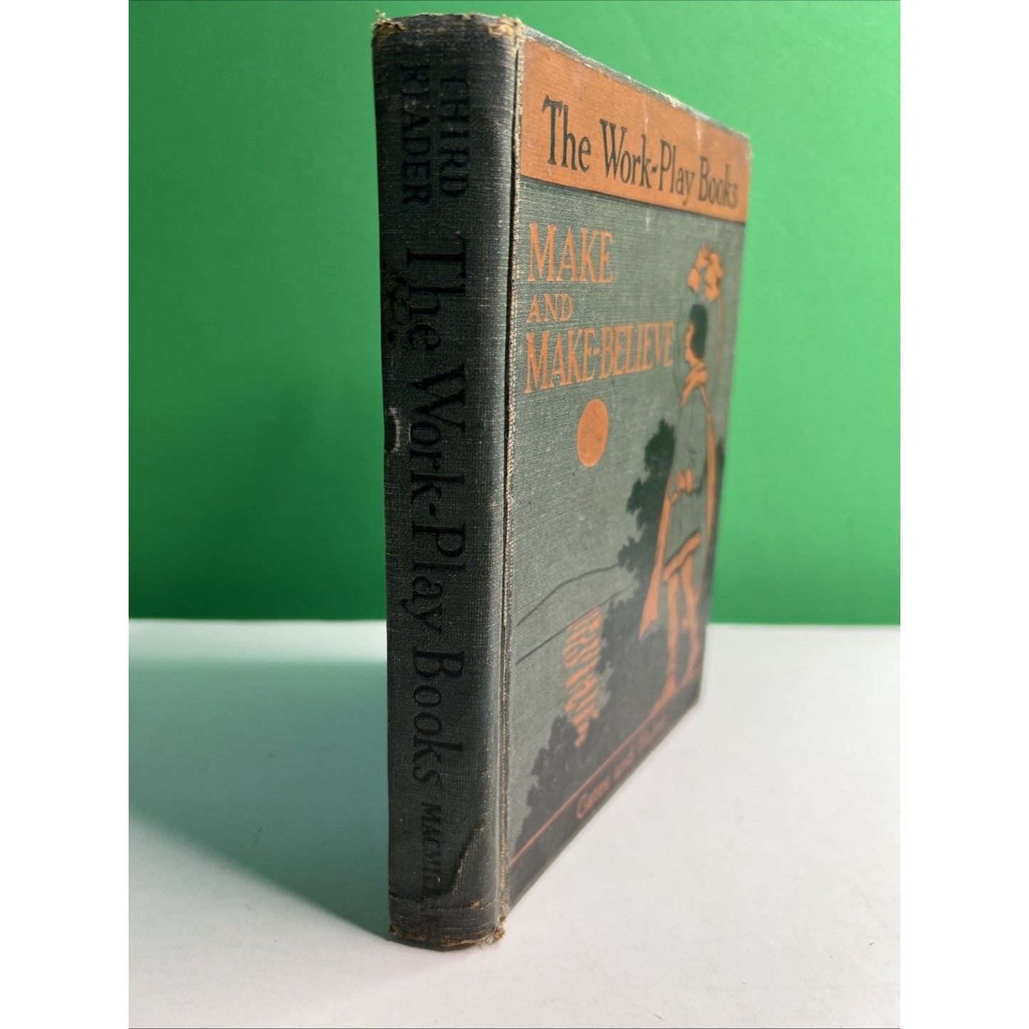 1934 Vintage Gates & Huber Work-Play Books HC Make And Make-Believe Illustrated