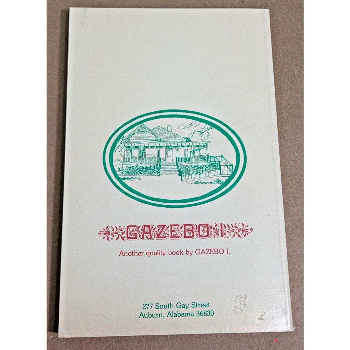 Vintage 1984 Christmas Cookbook Rex Barrington Gazebo I Auburn AL OOP