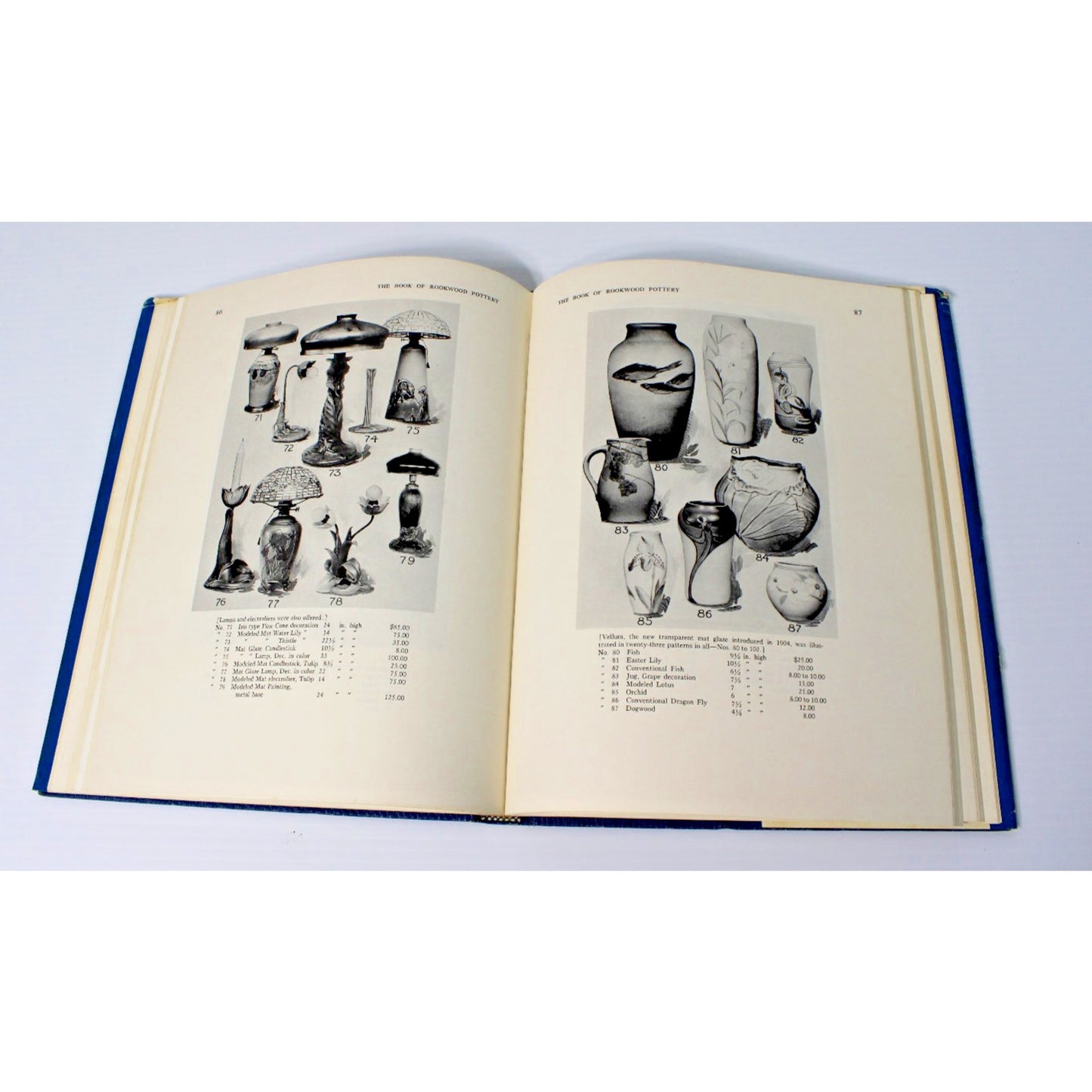 The Book of Rookwood Pottery- Herbert Peck, 1968 HC/DJ w/ 250+ Illustrations