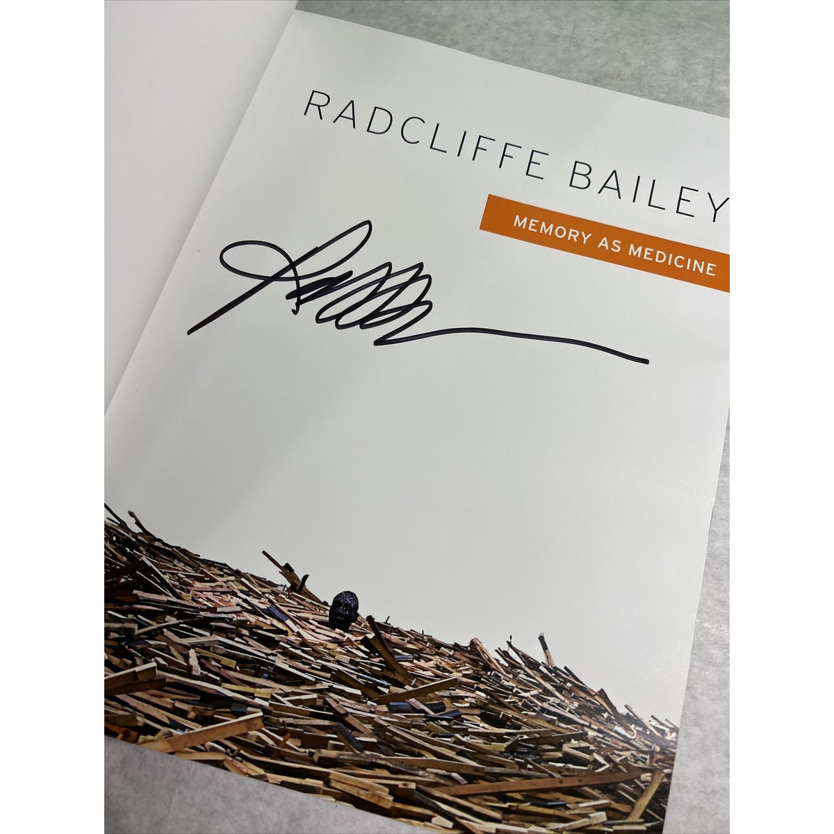 Radcliffe Bailey - Memory As Medicine 2011 like new, signed