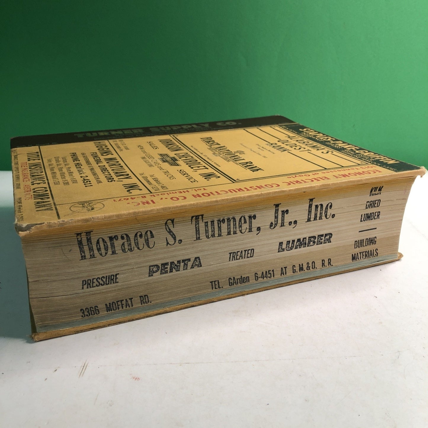 1958 R. L. Polk Mobile County Alabama City Directory Advertising History AL ALA