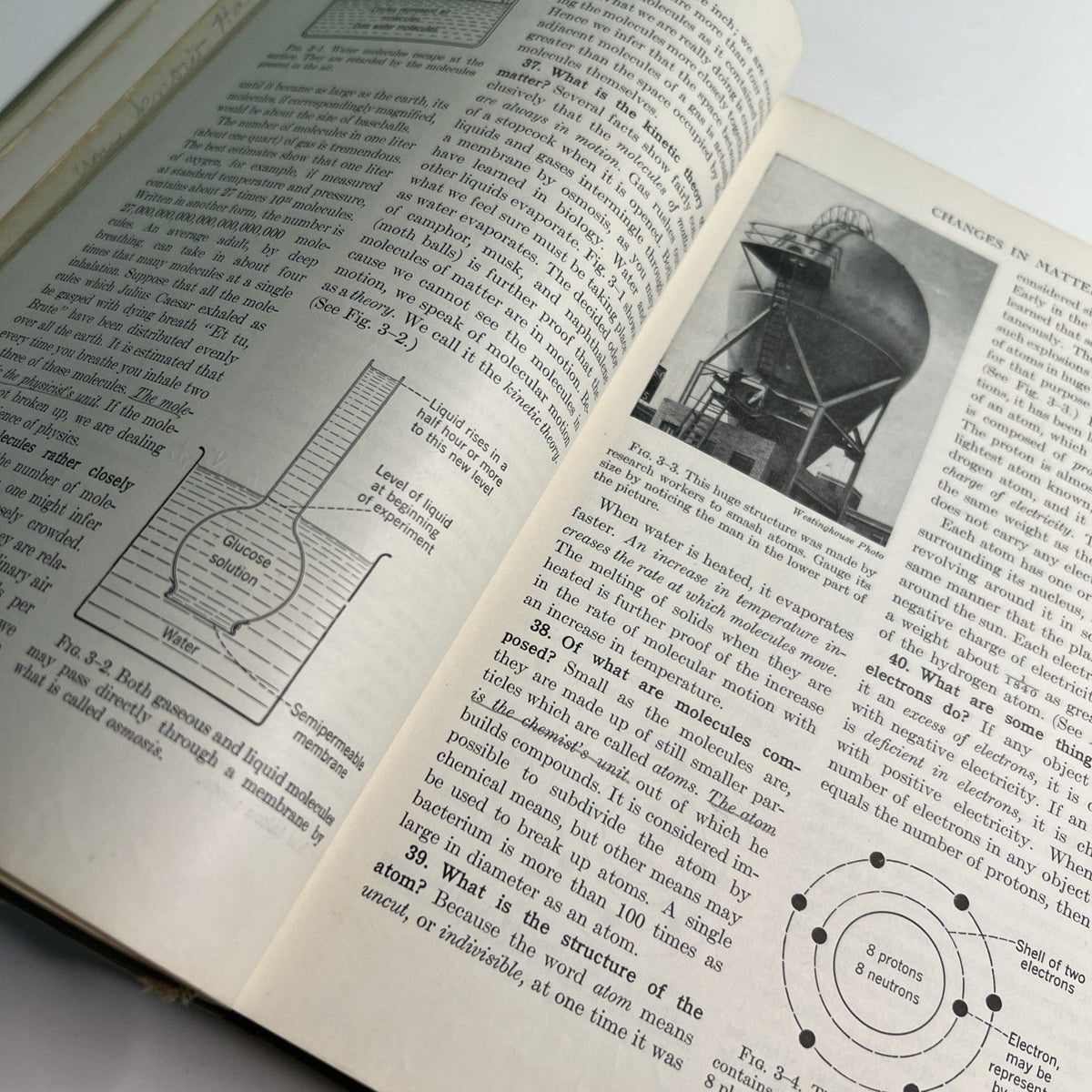Modern Chemistry 1947 HC Textbook by Charles E. Dull Illustrated
