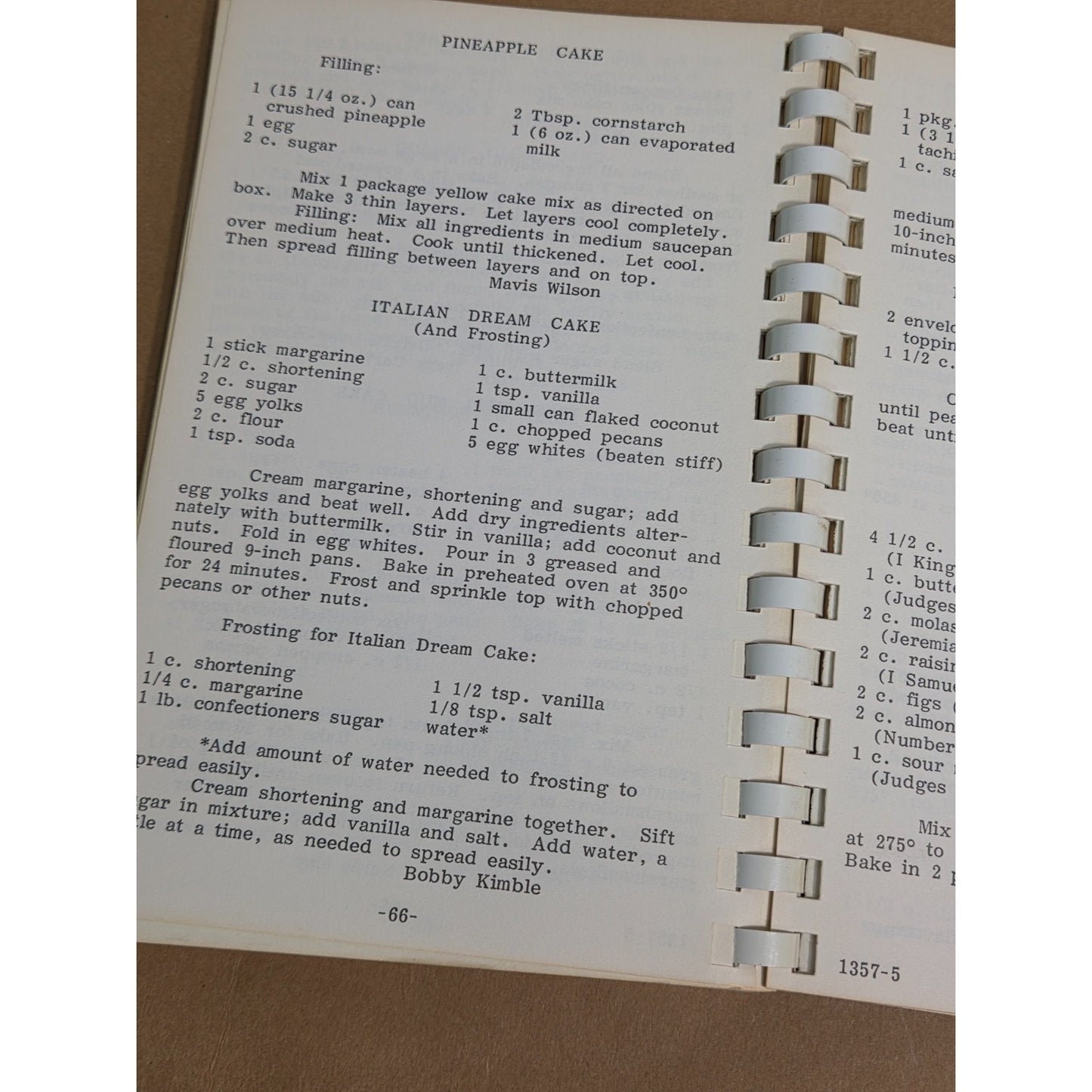 Vintage 1985 Gardner Baptist Church Louisiana Cookbook - Our Favorite Recipes