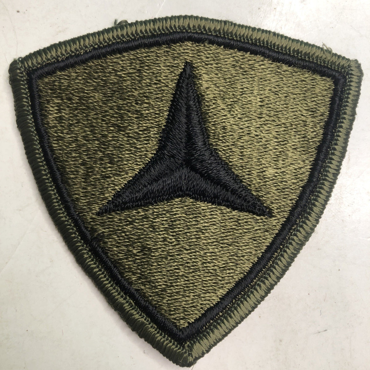 USMC 3rd Marine Division Embroidered PATCH Subdued OD Green 3d MarDiv Marines