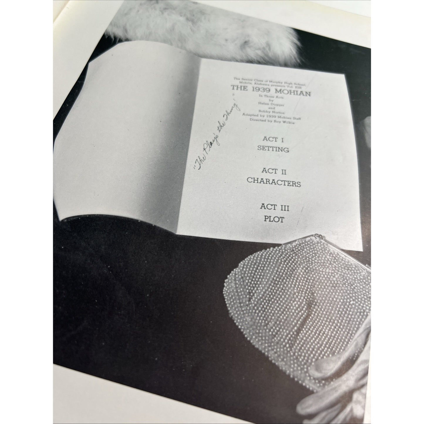 A Drama Of 1938 & 1939 Murphy High School Yearbook The Mohian Mobile, Alabama AL