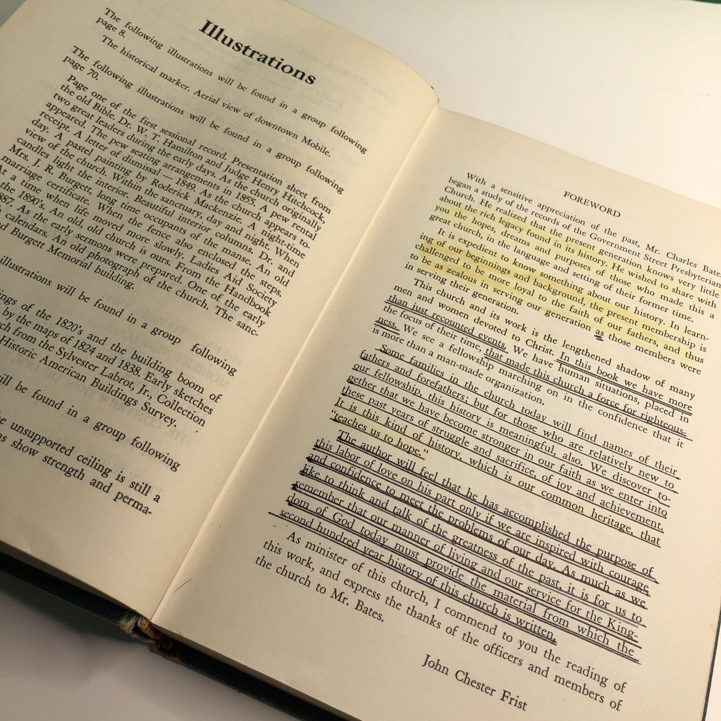 The Archives Tell A Story Gov’t Street Presbyterian Church by Charles D. Bates