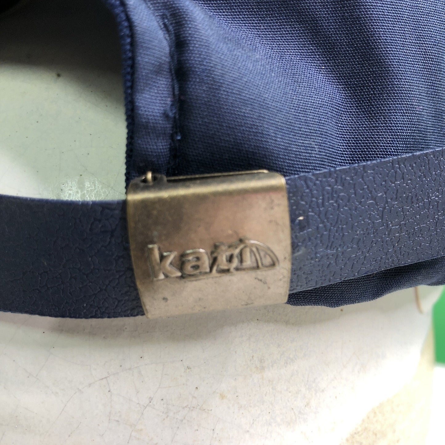 Vintage GENERAL & MARINE SHEET METAL INC Logo Strap Back Polyester Ball Cap Hat
