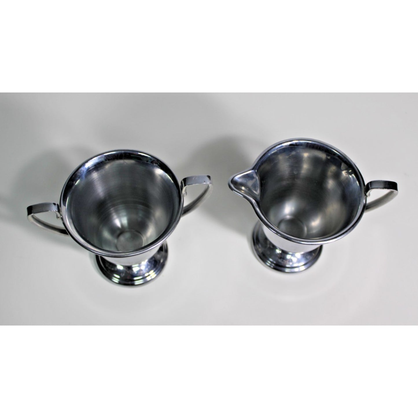 Vintage 1960s Farberware Mid-Century Stainless Steel Sugar/ Creamer Set- Perfect