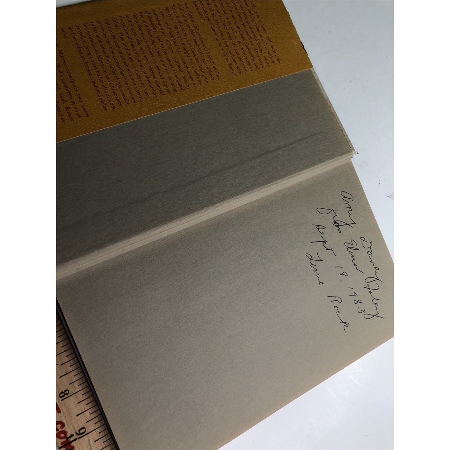 Simone Weil : Interpretations of a Life by George A. White 1981 HC DJ