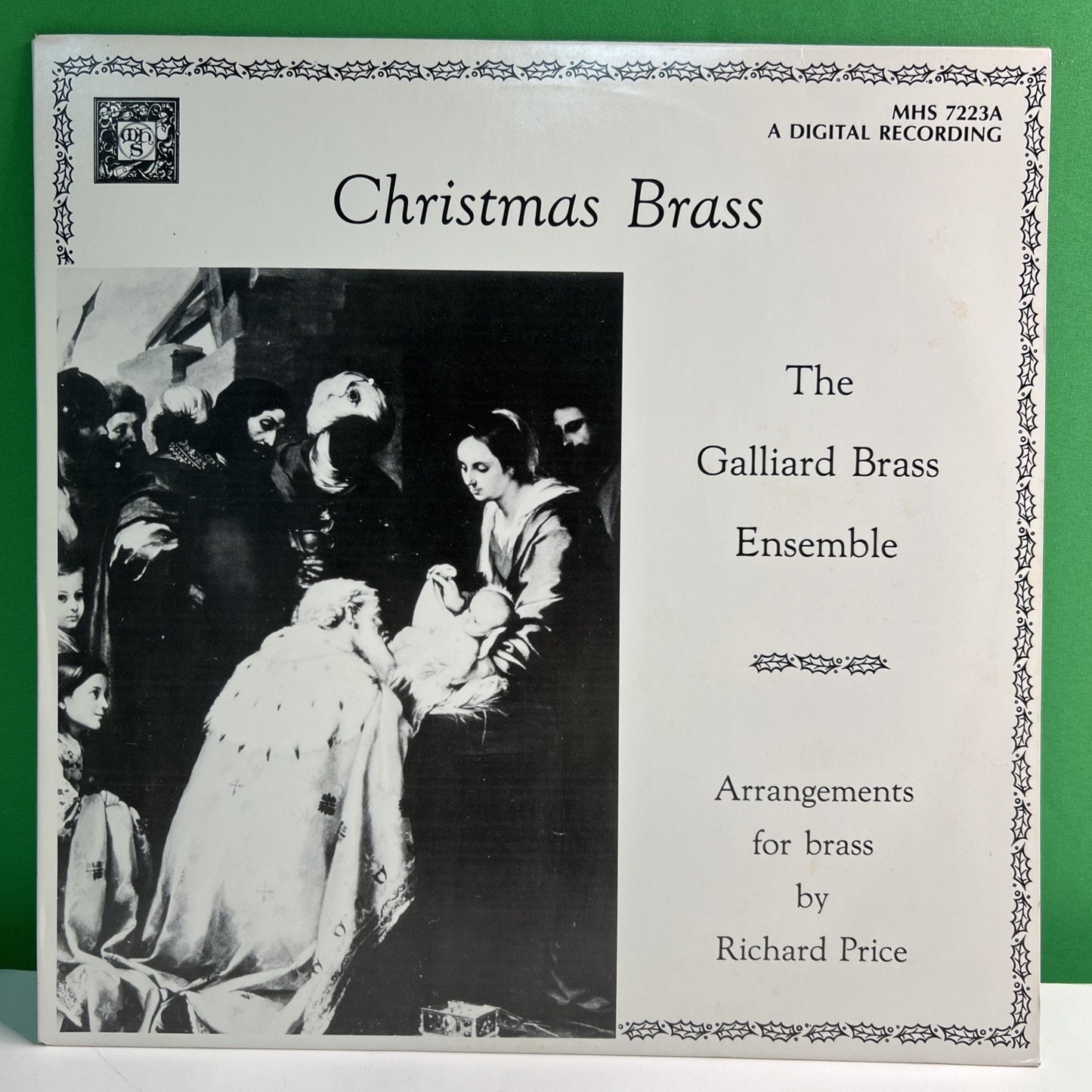 MHS 7223A Christmas Brass The Galliard Brass Ensemble 1985 LP Vinyl Record
