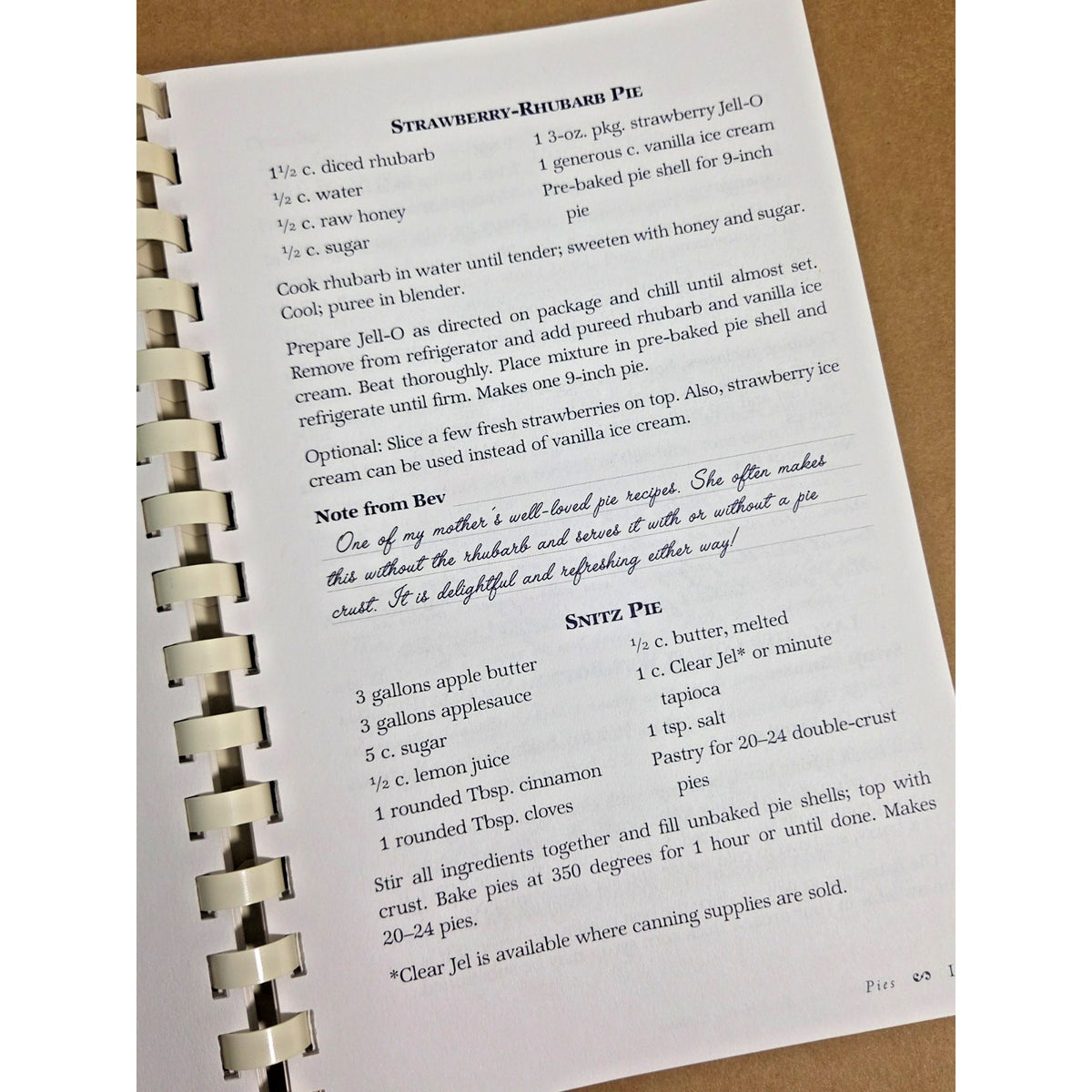 Vintage The Beverly Lewis Amish Heritage Cookbook - 200+ Recipes, Comb-Bound