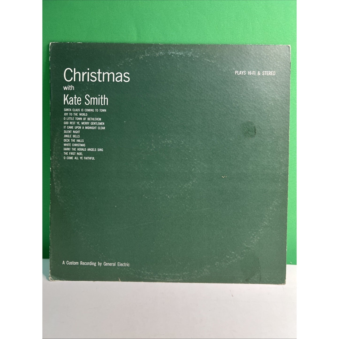 Christmas With Kate Smith A Customer Recording By General Electric LP 22S