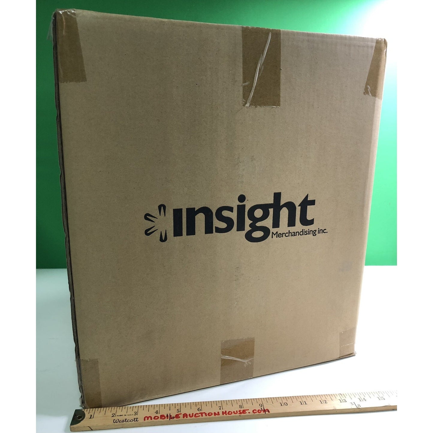 INSIGHT Six Sided ACRYLIC BOX SET Glossy White Store Displays Stands 3 Piece NEW