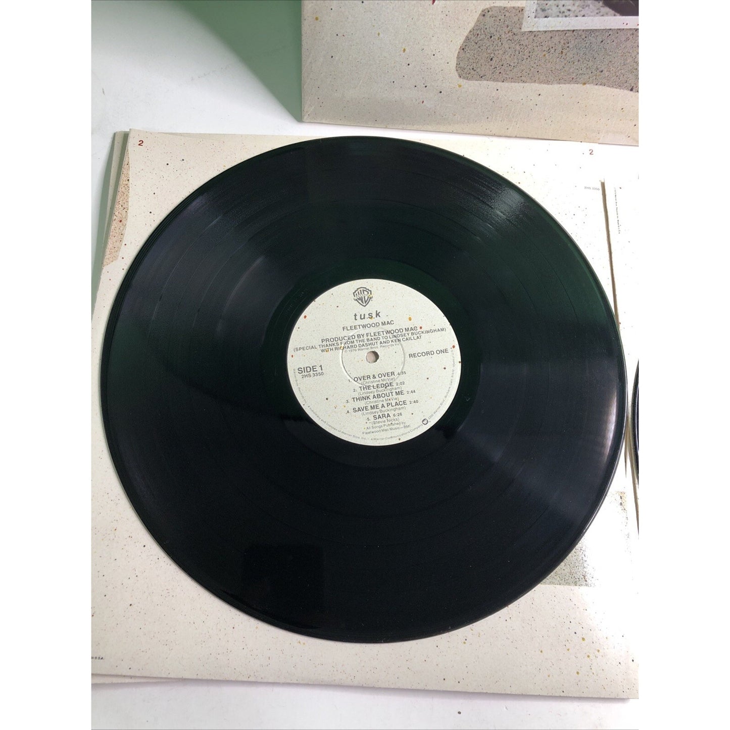 Fleetwood Mac Vinyl Record LP TUSK 1979 Warner Brothers 2HS 3350