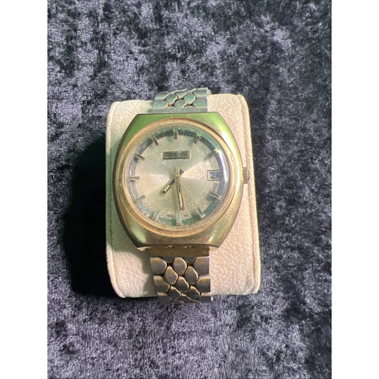 Vintage BENRUS MENS WATCH Date Manual Wind Works