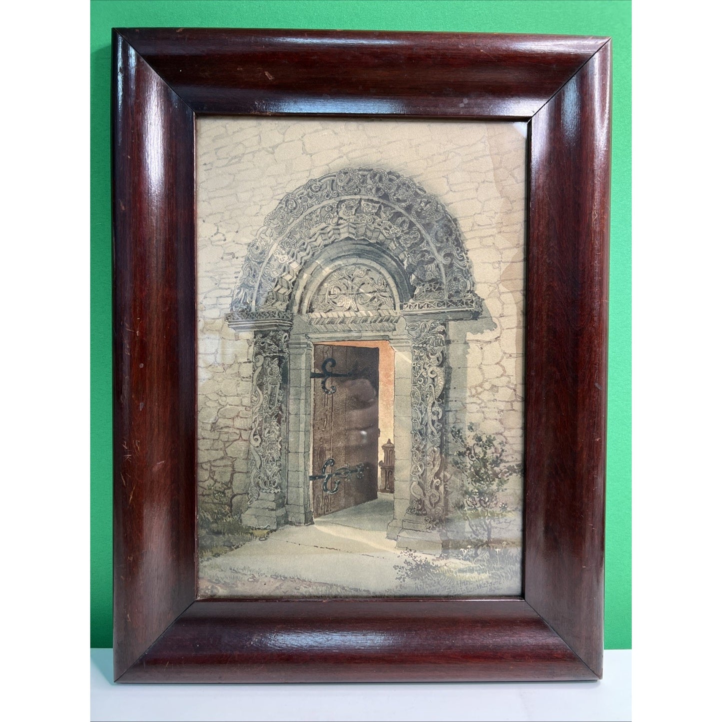 1894 Hand Tinted Archway Kilpeck Herefordshire P. Fletcher Watson 1842-1907