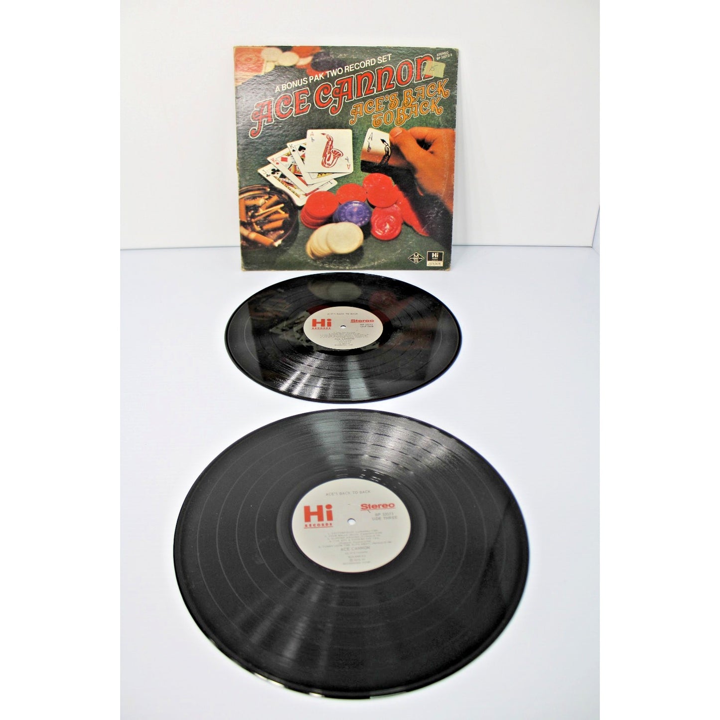 Ace Cannon- Ace's Back to Back, 1972 Double LP Gatefold Memphis Sound Rockabilly