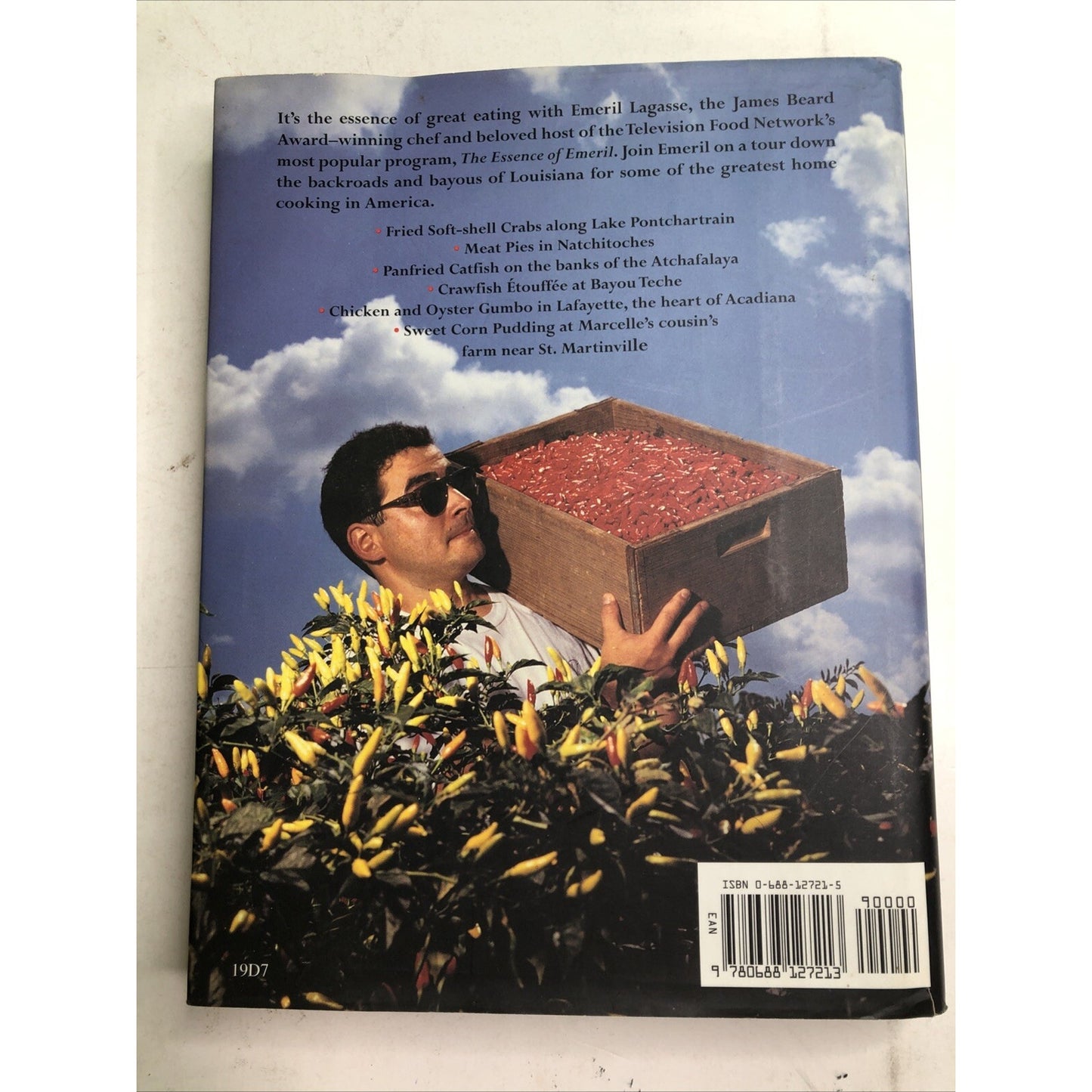 Louisiana Real and Rustic by Emeril Lagasse, FIRST EDITION HC Dust Jacket, 1996