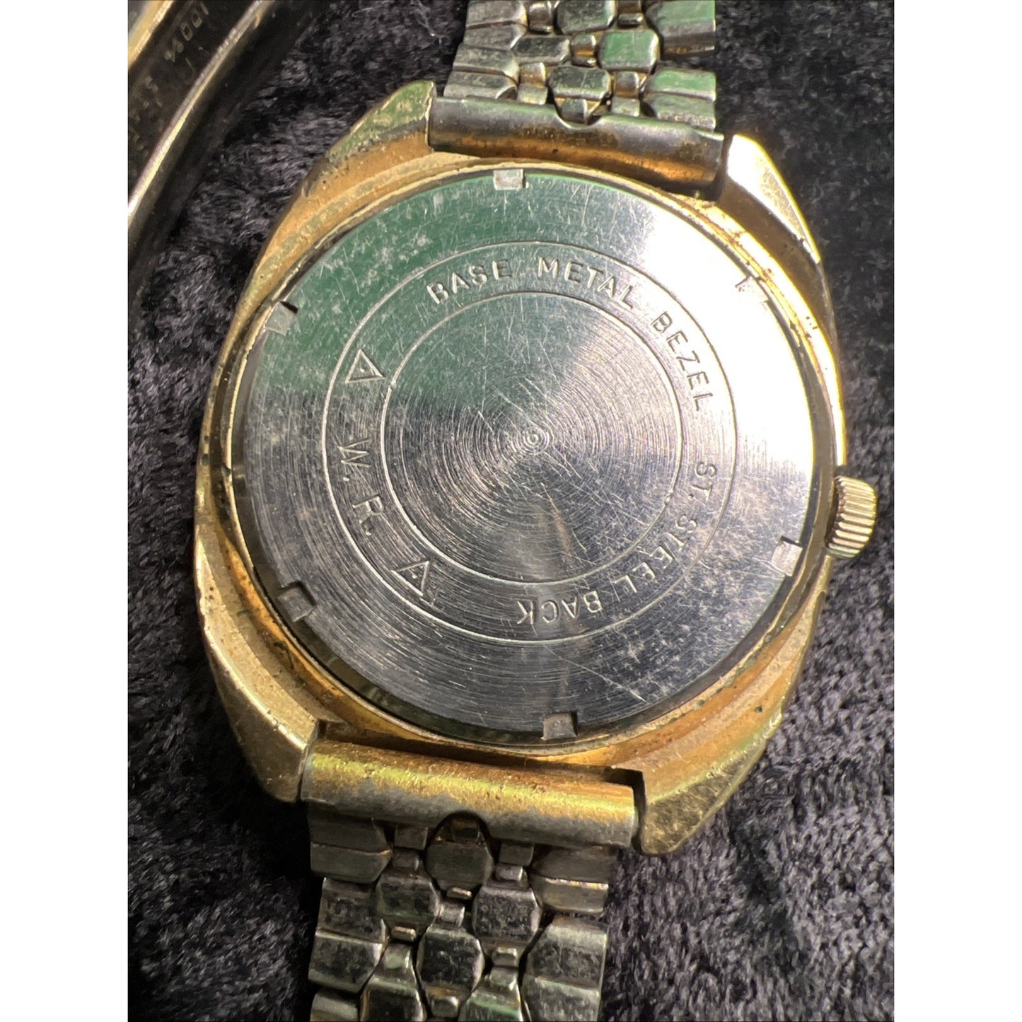 Vintage BENRUS MENS WATCH Date Manual Wind Works