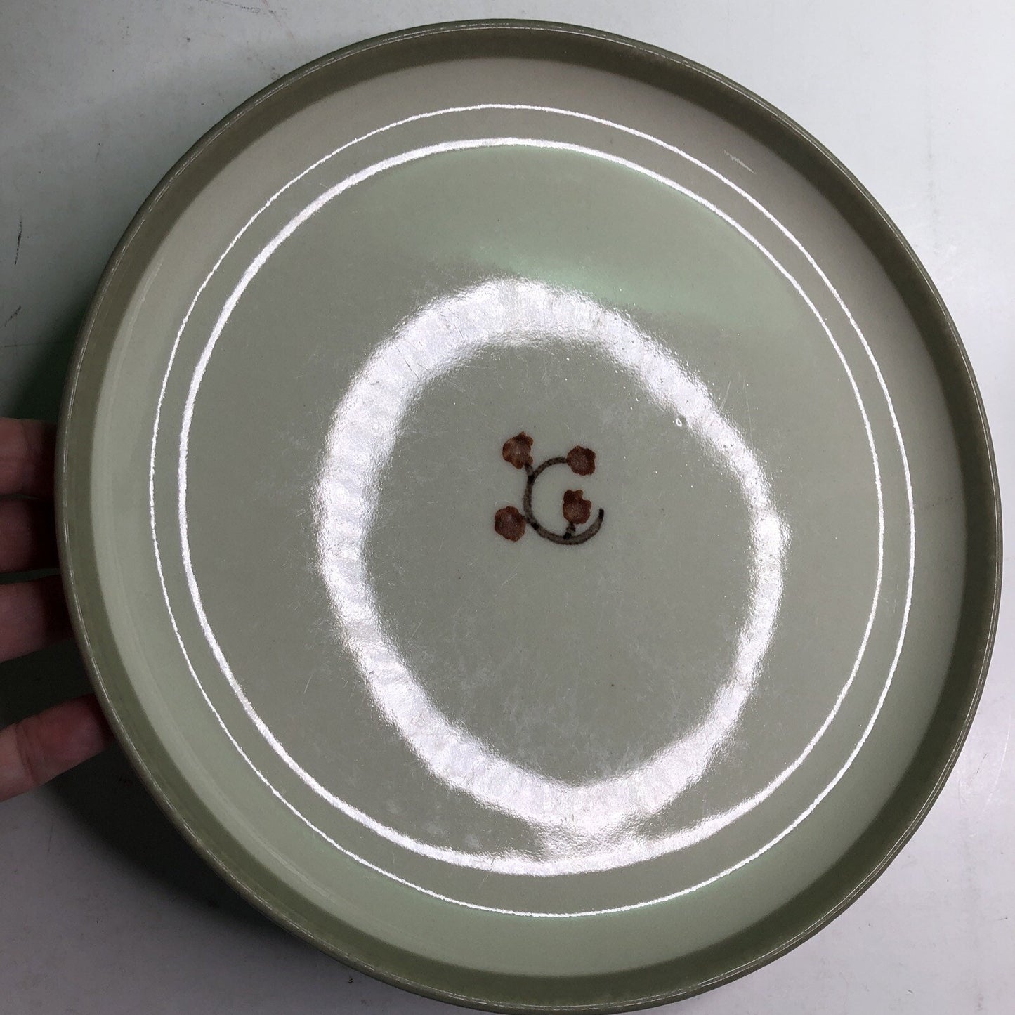 Winfield Gabriel Pasadena Pottery 10” Dinner Plate Twig & Tweed #227 Handmade