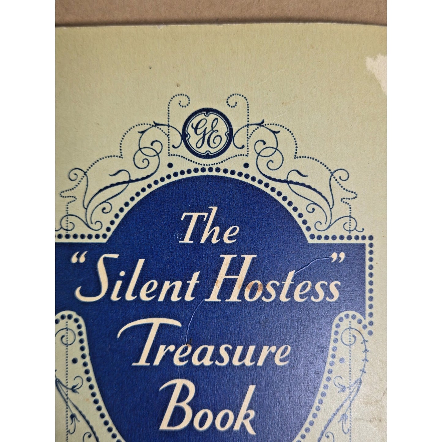 Vintage 1931 General Electric "Silent Hostess" Treasure Book Cookbook & Manual