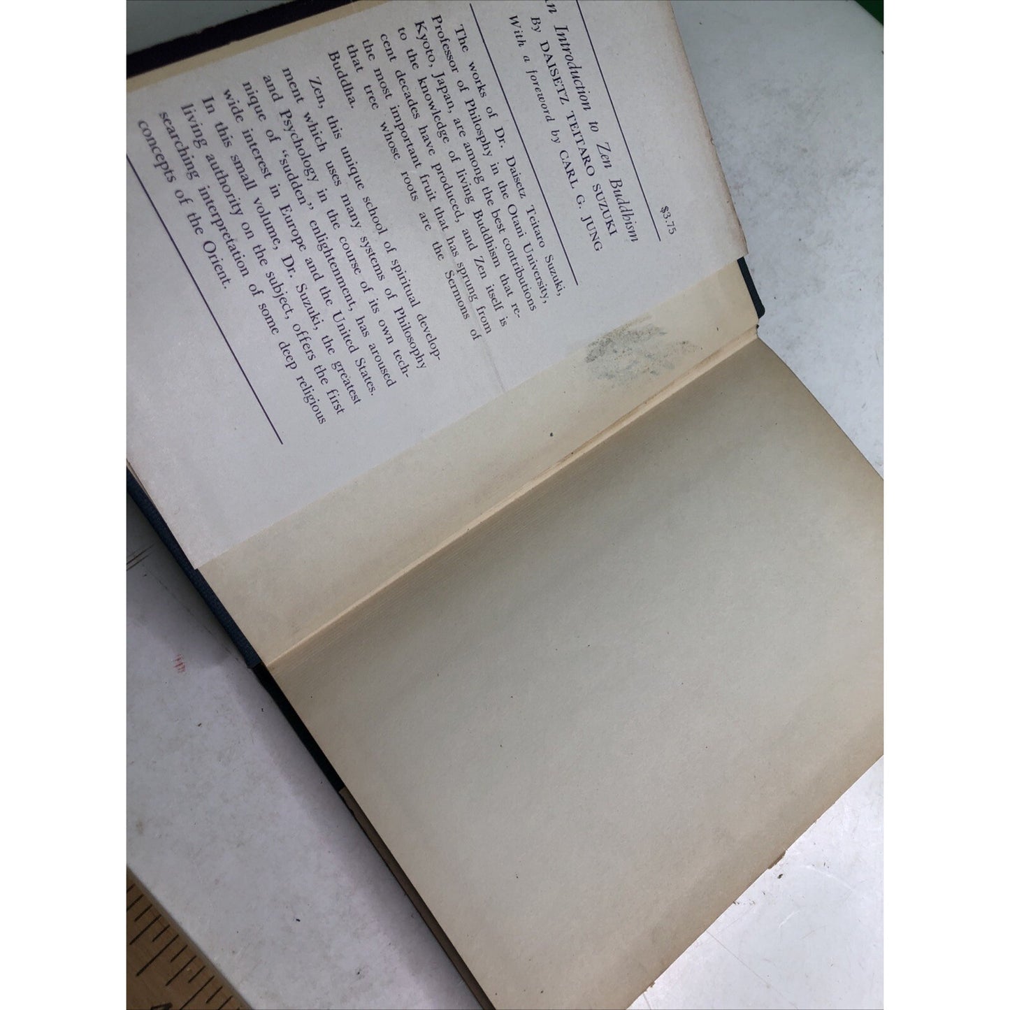 1949 HC DJ Introduction To Zen Buddhism by Daisetz Teitaro Suzuki Intro by Jung