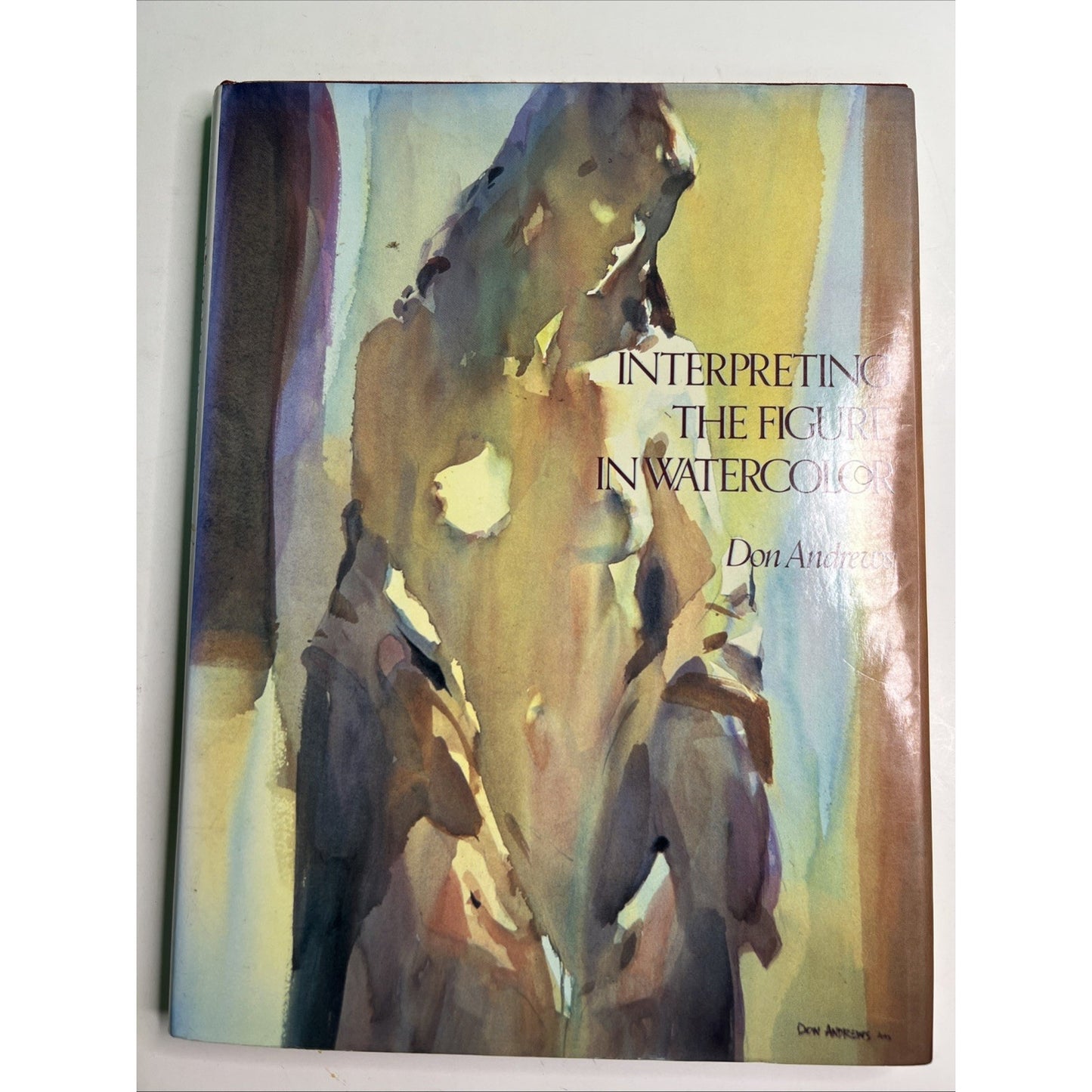 Interpreting the Figure in Watercolor Don Andrews Painting Alabama Artist 1988