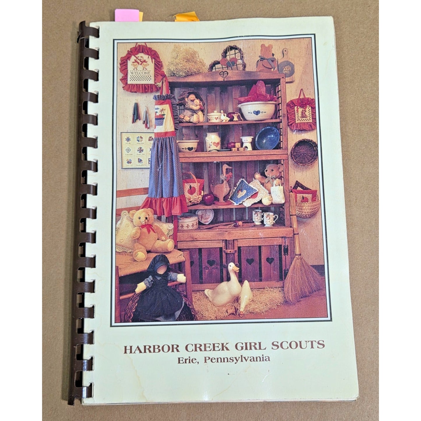 1982 Harbor Creek Girl Scouts Cookbook - Vintage Erie PA Community Recipes