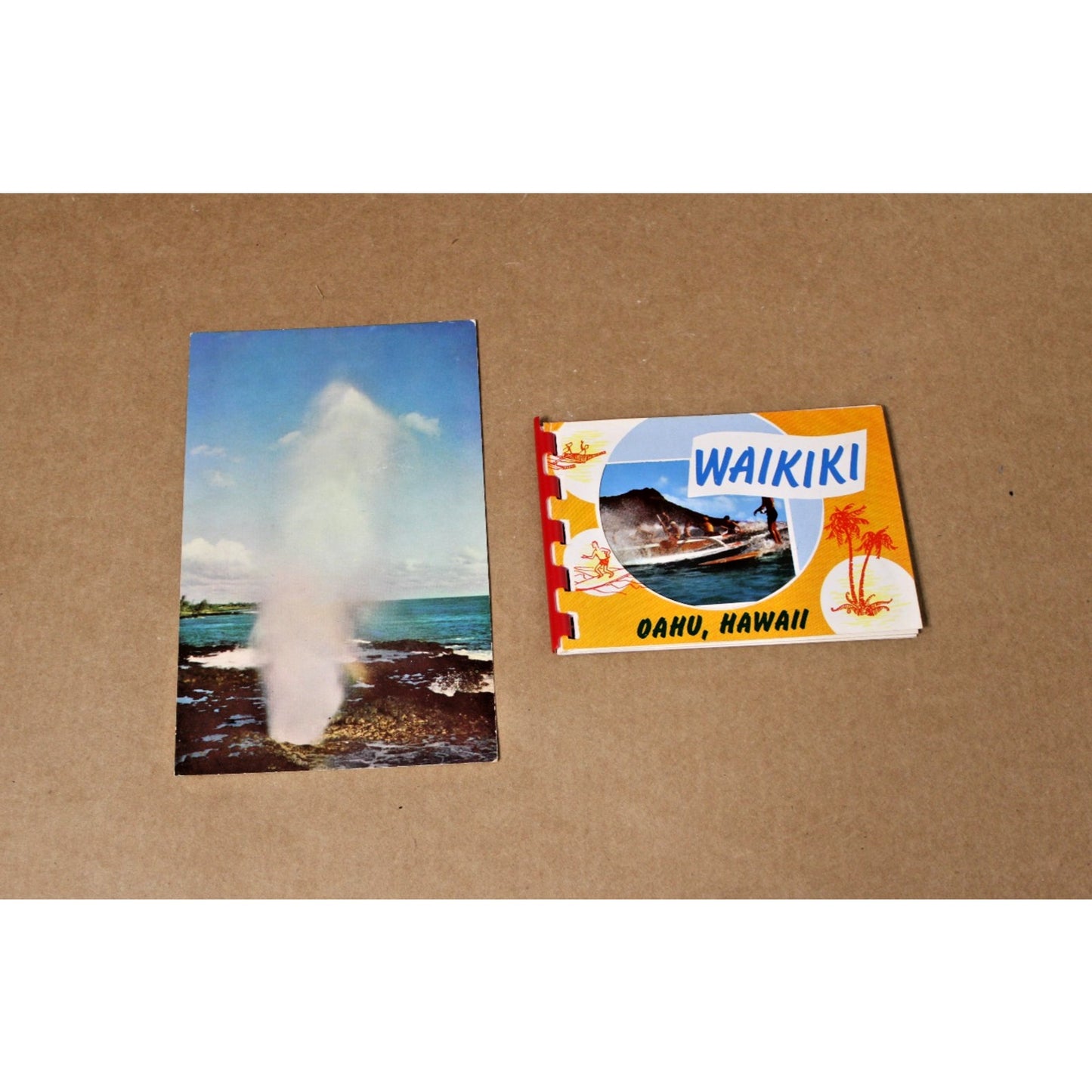 VTG Kauai Postcard Waikiki Souvenir Booklet Movie Supply of Hawaii Mike Roberts