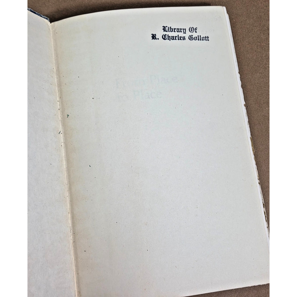 Hannah Tillich - From Place to Place - 1st Edition 1976 Paul Tillich Memoir