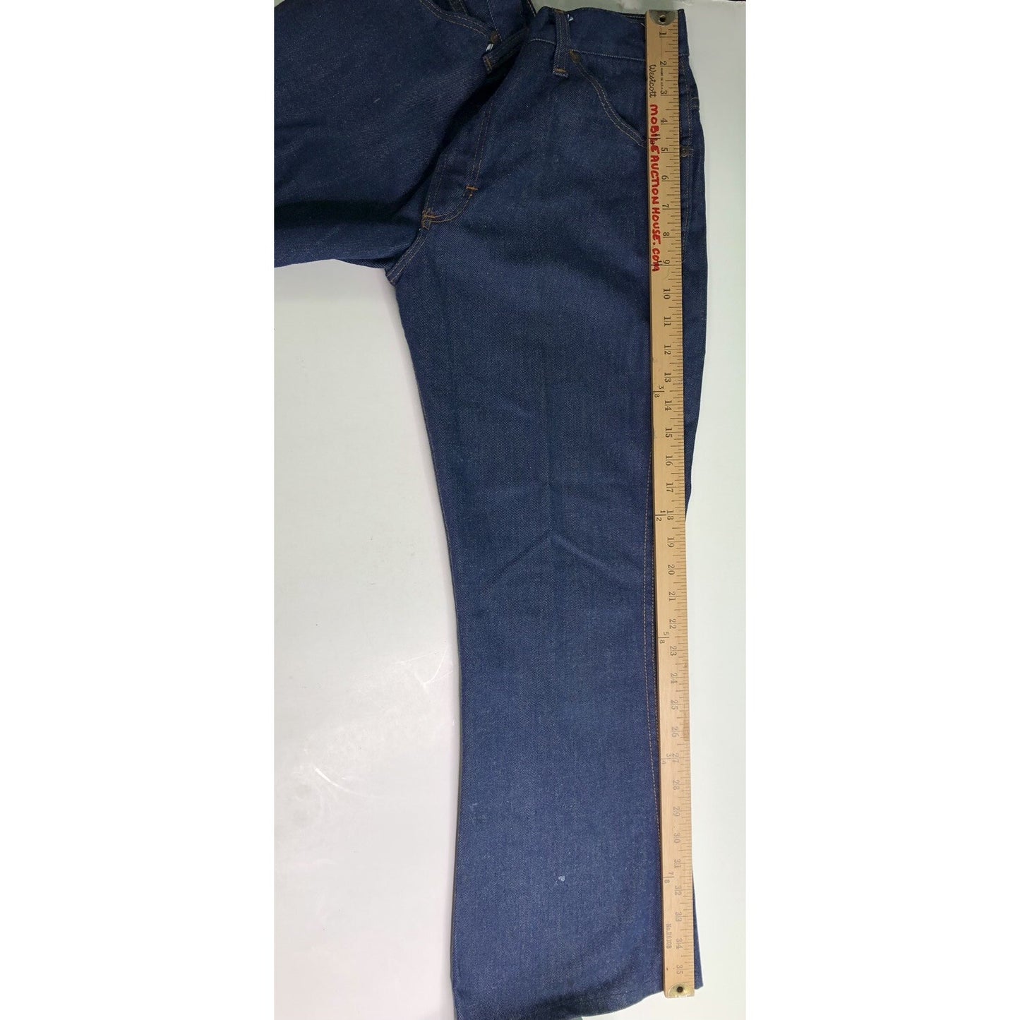 Vintage JC Penney Denim Jeans Size 18 Husky Boot Cut 32x36 Pants 26 Inch Inseam