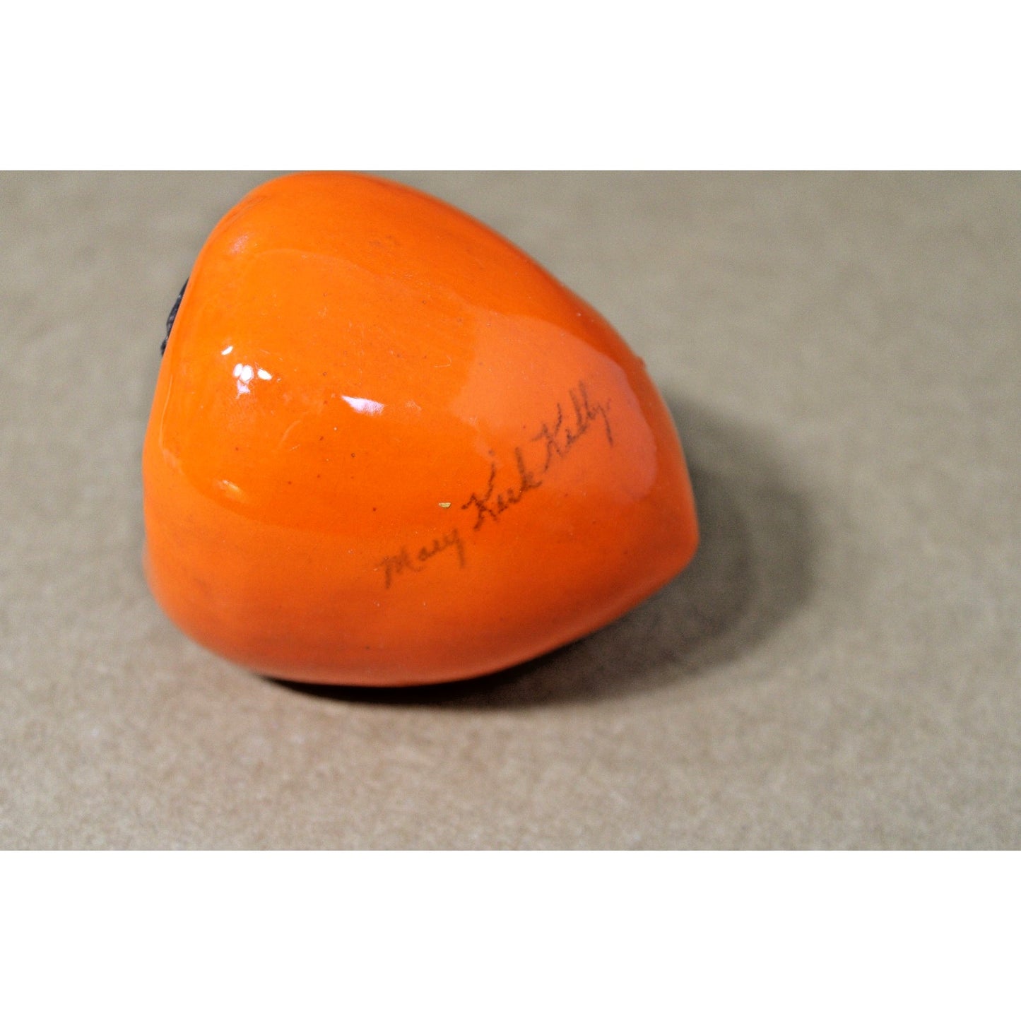 Mary Kirk Kelly, Rare Glossy Finish Realistic Heirloom Tomato, Alabama Artist