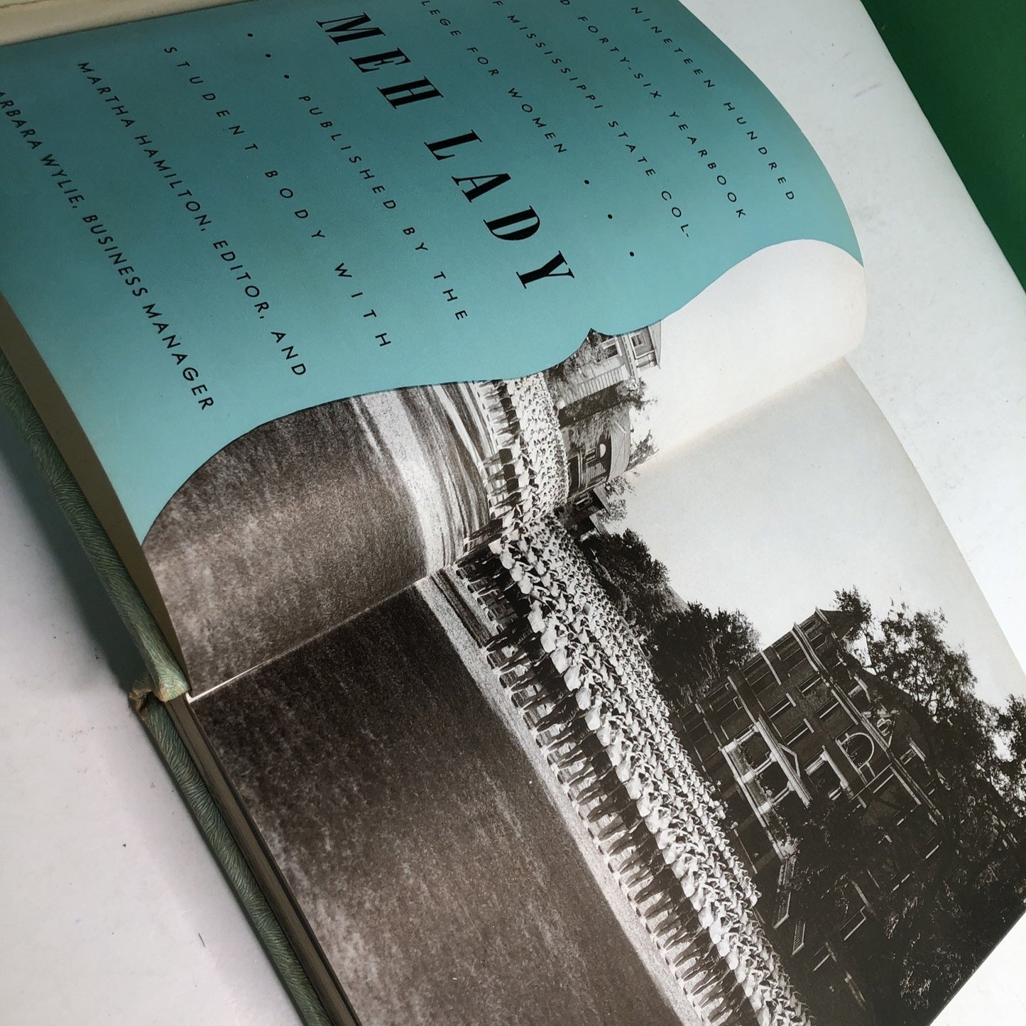 1945 MEH LADY YEARBOOK Mississippi State College For Women MSCW Columbus MS