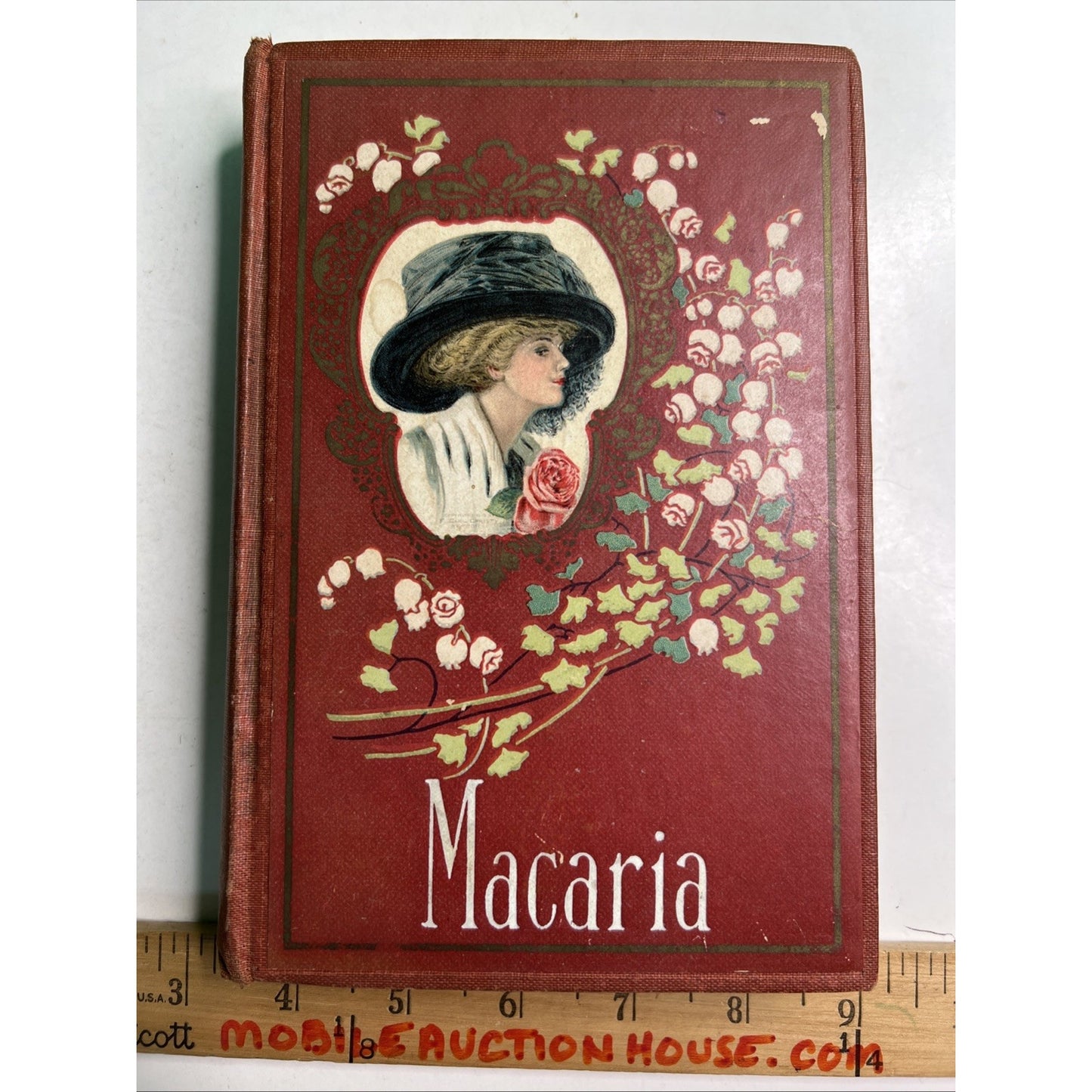 MACARIA by Augusta J. Evans Wilson circa 1900 Antique HC Novel