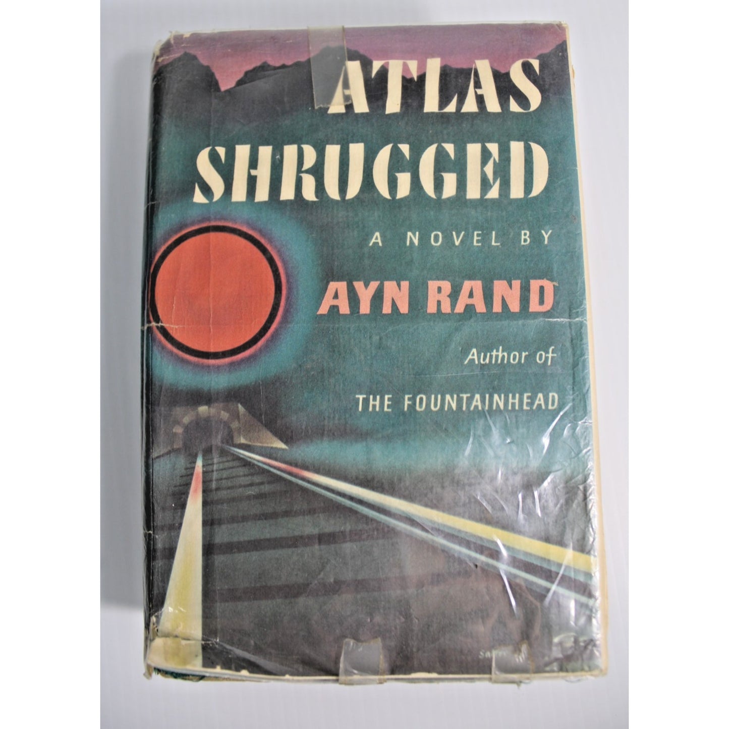 1957 Ayn Rand- Atlas Shrugged 1st Ed/6th Printing Dust Jacket Ex Library US Army