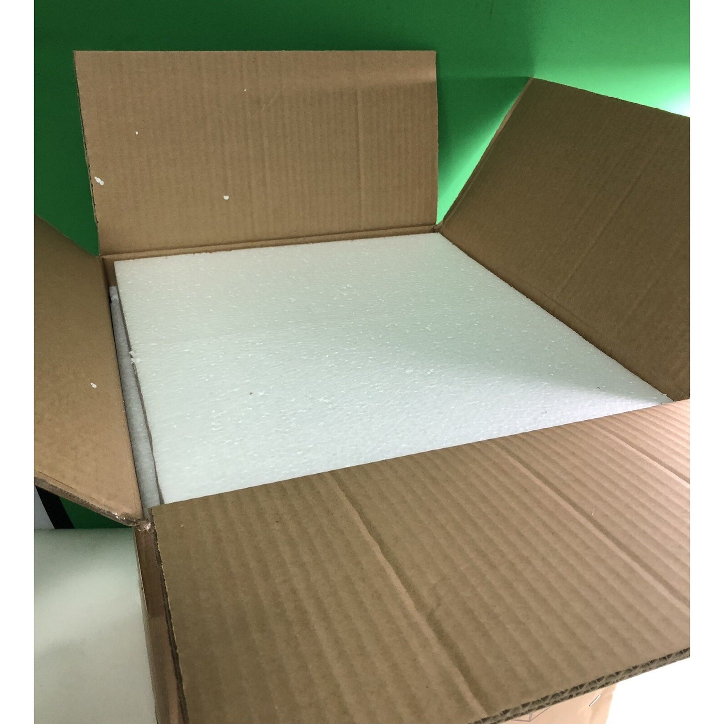 INSIGHT Six Sided ACRYLIC BOX SET Glossy White Store Displays Stands 3 Piece NEW